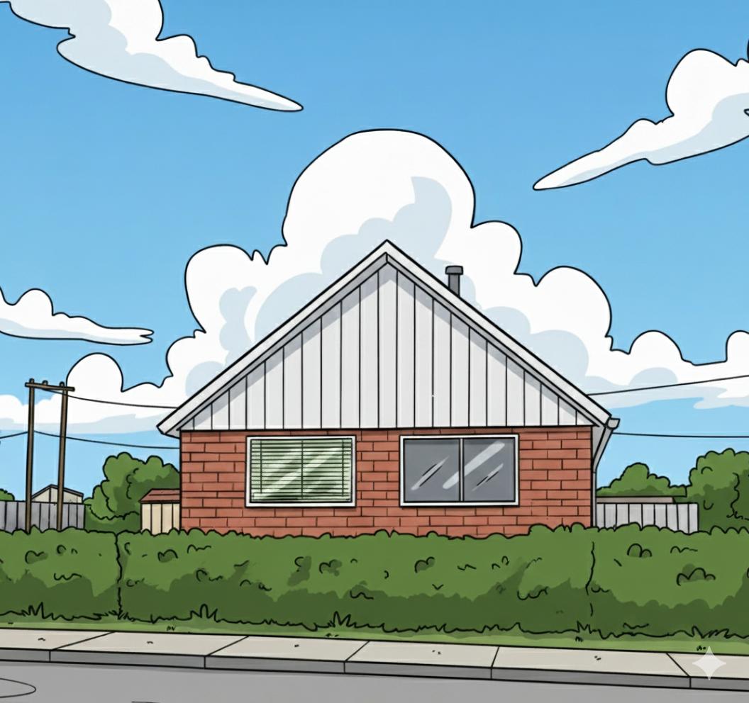 Cartoon ilistaration of hatfield house